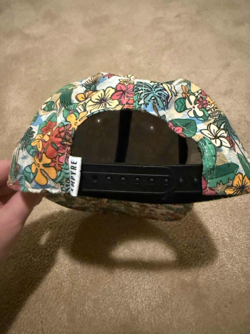 Bad Beaches Embroidered Tropical Snapback Hat - Picture 7 of 7